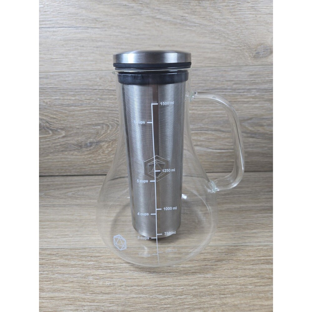 ICOSA Brewhouse Cold Brew Glass Carafe -- Pre-owned Good Condition